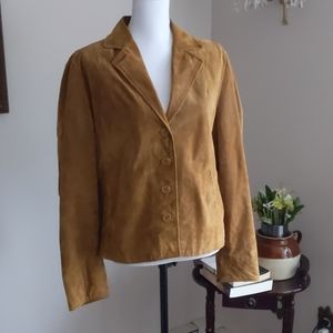 Bagatelle Camel Suede Blazer